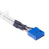 StarTech.com Kabel USB do zásuvky IC Vnitřní, A: 10 kolíků IDC x 2, 286 mm Vnitřní, Šedá, B: USB typu A