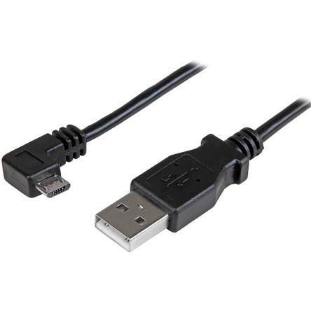 StarTech.com Kabel USB do zásuvky IC Vnější, řada: USBA, A: USB 2.0 Typ A, 500 mm Vnější, Černá, B: Micro USB typ B