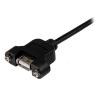 StarTech.com Kabel USB do zásuvky IC Vnější, A: USB typu A, 900 mm Vnitřní, Černá, B: USB typu A
