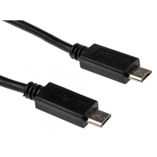 StarTech.com Kabel USB do zásuvky IC Vnější, A: Micro USB B, 200 mm Vnější, Černá, B: Micro USB typ B