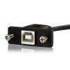 StarTech.com Kabel USB do zásuvky IC Vnější, A: USB typ B, 300 mm Vnitřní, Černá, B: USB B