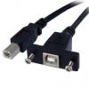 StarTech.com Kabel USB do zásuvky IC Vnější, A: USB typ B, 300 mm Vnitřní, Černá, B: USB B