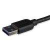 StarTech.com Kabel USB do zásuvky IC Vnější, A: USB typu A, 3 m Vnější, Černá, B: Micro USB typ B