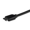 StarTech.com Kabel USB do zásuvky IC Vnější, A: USB typu A, 3 m Vnější, Černá, B: Micro USB typ B