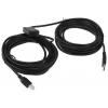 StarTech.com Kabel USB do zásuvky IC Vnější, A: USB typu A, 9 m Vnější, Černá, B: USB B