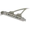StarTech.com Kabel USB do zásuvky IC Vnitřní, A: 5pin IDC x 2, 286 mm Vnitřní, Šedá, B: USB typu A