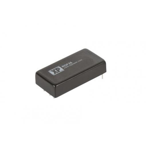 XP Power Měnič DC/DC RDF25, výstup: 24 V dc 3 kV dc, Vin 160V dc 1040 mA, Vin 16V 25 W -40 °C 100 °C Průchozí otvor