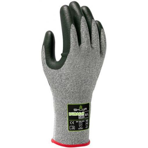 Showa Pracovní rukavice CE Šedá Ano HPPE, Polyester Ano Ano 9 386 Nitrilová pěna