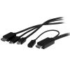 Adaptér, počet zobrazení: 1, 4K, typ USB: USB C, video připojení: HDMI, Mini DisplayPort, standard: USB 3.1