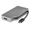 StarTech.com Adaptér, Thunderbolt 3, počet zobrazení: 1, 4 k, video připojení: VGA, HDMI, Mini DisplayPort, DVI,