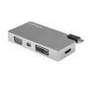 StarTech.com Adaptér, Thunderbolt 3, počet zobrazení: 1, 4 k, video připojení: VGA, HDMI, Mini DisplayPort, DVI,