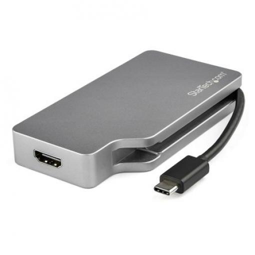 StarTech.com Adaptér, Thunderbolt 3, počet zobrazení: 1, 4 k, video připojení: VGA, HDMI, Mini DisplayPort, DVI,