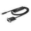 StarTech.com Adaptér, Thunderbolt 3, počet zobrazení: 1, 1920 x 1200 pixel, video připojení: VGA, standard: USB 3.1