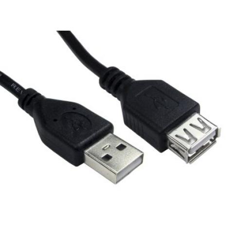 RS PRO Kabel USB do zásuvky IC Vnější, A: USB typu A, 1.8 m Vnitřní, Černá, B: USB typu A