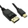 RS PRO, A: Vnější Mini DisplayPort, B: Vnější Display Port, Polyvinylchlorid DisplayPort Kabely 1 m