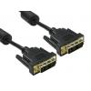 RS PRO, A: Vnější Jednoduché propojení DVI-D, B: Vnější DVI-D 2 m Kabel DVI, Černá, Polyvinylchlorid