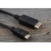 RS PRO, A: Vnější Display Port, B: Vnější HDMI, Polyvinylchlorid DisplayPort Kabely 1 m