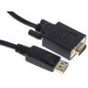 RS PRO, A: Vnější Display Port, B: Vnější VGA, Polyvinylchlorid DisplayPort Kabely 2 m