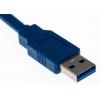 RS PRO Kabel USB do zásuvky IC Vnější, A: USB typu A, 2 m Vnitřní, Modrá, B: USB typu A