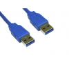 RS PRO Kabel USB do zásuvky IC Vnější, A: USB typu A, 2 m Vnější, Modrá, B: USB typu A