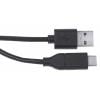RS PRO Kabel USB do zásuvky IC Vnější, A: USB typu A, 2 m Vnější, Černá, B: USB typu C