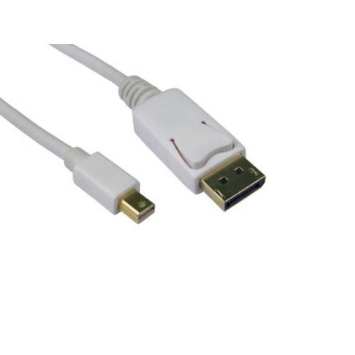 RS PRO, A: Vnější Mini DisplayPort, B: Vnější Display Port, Polyvinylchlorid DisplayPort Kabely 1 m