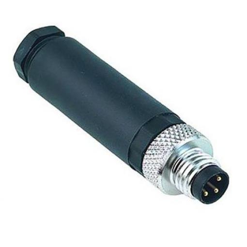 Kulatý konektor, počet kontaktů: 3, Kabel, velikost: M8 RS PRO, pohlaví kontaktu: Vnější, orientace těla: Rovný