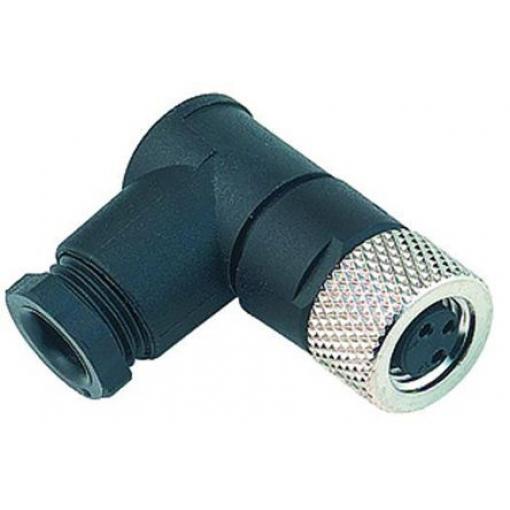Kulatý konektor, počet kontaktů: 3, Kabel, velikost: M8 RS PRO, pohlaví kontaktu: Vnitřní, orientace těla: Pravý úhel