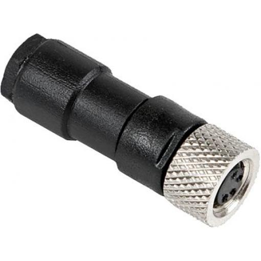 Kulatý konektor, počet kontaktů: 3, Kabel, velikost: M8 RS PRO, pohlaví kontaktu: Vnitřní, orientace těla: Rovný