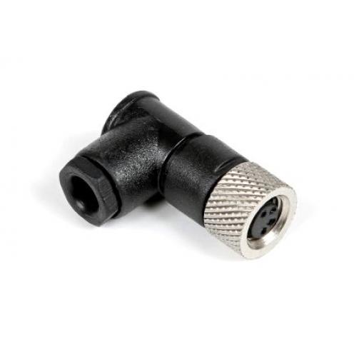 Kulatý konektor, počet kontaktů: 3, Kabel, velikost: M8 RS PRO, pohlaví kontaktu: Vnitřní, orientace těla: Pravý úhel