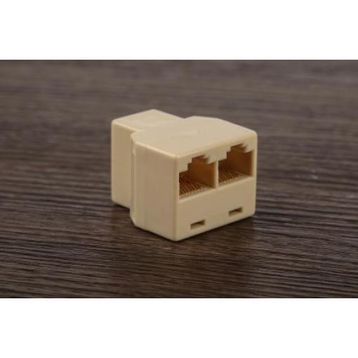 Adaptér RJ, řada: SY888, počet portů: 2portový RJ45, Adaptér RS PRO