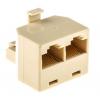 Adaptér RJ, řada: SY888, počet portů: 2portový RJ45, Adaptér RS PRO