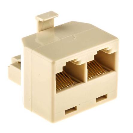 Adaptér RJ, řada: SY888, počet portů: 2portový RJ45, Adaptér RS PRO