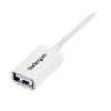 StarTech.com Kabel USB do zásuvky IC Vnější, A: USB typu A, 1 m Vnitřní, Bílá, B: USB typu A