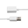 StarTech.com Kabel USB do zásuvky IC Vnější, řada: USBEX, A: USB 2.0 Typ A, 3 m Vnitřní, Bílá, B: USB 2.0 Typ A