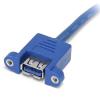 StarTech.com Kabel USB do zásuvky IC Vnitřní, A: 20pin zásuvka, 500 mm Vnitřní, Modrá, B: USB typu A