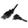 StarTech.com Kabel USB do zásuvky IC Vnější, A: USB typu A, 2 m Vnější, Černá, B: Micro USB typ B