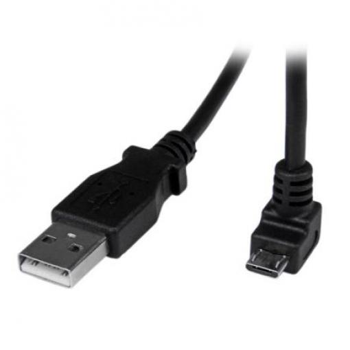 StarTech.com Kabel USB do zásuvky IC Vnější, A: USB typu A, 2 m Vnější, Černá, B: Micro USB typ B