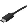 StarTech.com Kabel USB do zásuvky IC Vnější, A: USB typu C, 2 m Vnější, Černá, B: USB typu C