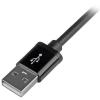 StarTech.com Kabel USB do zásuvky IC Vnější, A: USB typu A, 2 m Vnější, Černá, B: Lightning