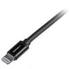 StarTech.com Kabel USB do zásuvky IC Vnější, A: USB typu A, 2 m Vnější, Černá, B: Lightning