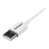 StarTech.com Kabel USB do zásuvky IC Vnější, A: USB typu A, 2 m Vnější, Bílá, B: Micro USB typ B