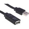 StarTech.com Kabel USB do zásuvky IC Vnější, A: USB typu A, 10 m Vnitřní, Černá, B: USB typu A