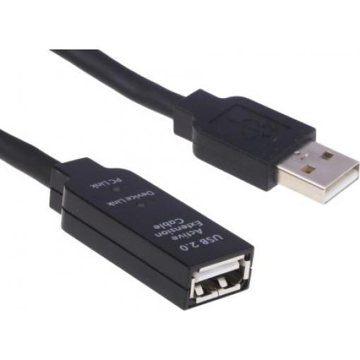 StarTech.com Kabel USB do zásuvky IC Vnější, A: USB typu A, 10 m Vnitřní, Černá, B: USB typu A
