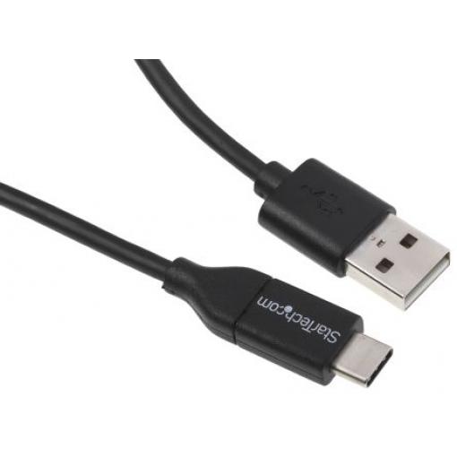 StarTech.com Kabel USB do zásuvky IC Vnější, A: USB typu A, 500 mm Vnější, Černá, B: USB typu C