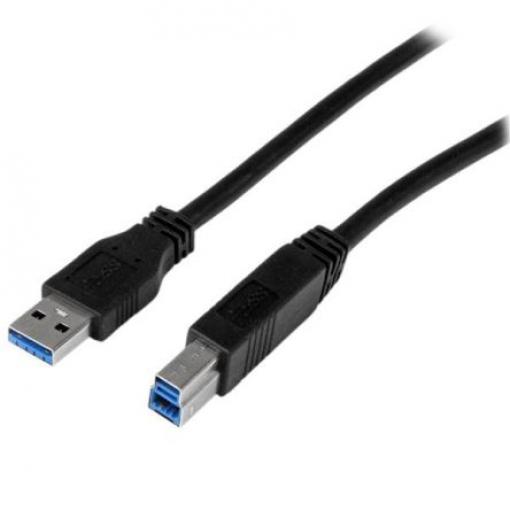 StarTech.com Kabel USB do zásuvky IC Vnější, A: USB typu A, 1 m Vnější, Černá, B: USB B