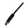 StarTech.com Kabel USB do zásuvky IC Vnější, A: USB typu A, 1 m Vnější, Černá, B: Napájení Barrel