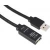 StarTech.com Kabel USB do zásuvky IC Vnější, A: USB typu A, 5 m Vnitřní, Černá, B: USB typu A