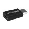 StarTech.com Kabel USB do zásuvky IC Vnější, A: USB typu C Vnější, Černá, B: Micro USB typ B