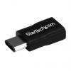 StarTech.com Kabel USB do zásuvky IC Vnější, A: USB typu C Vnější, Černá, B: Micro USB typ B